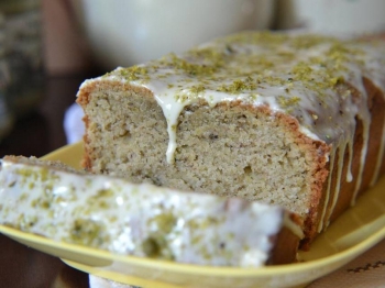Plumcake pistacchio e cioccolato bianco